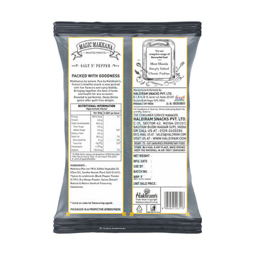 Haldirams Roasted Foxnuts Salt-n-Pepper 30g – image 2
