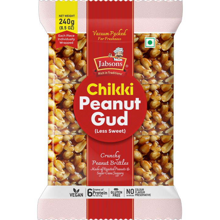 Jabsons Chikki Peanut Gud