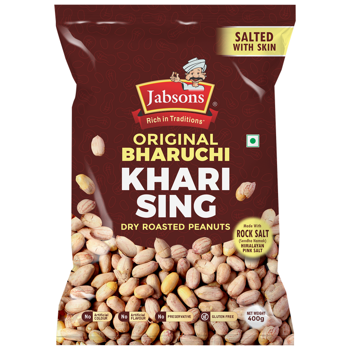 Jabsons Roasted Peanuts Khari Sing with Skin