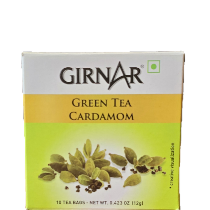 Girnar Green Tea with Cardamom 10 Teabags