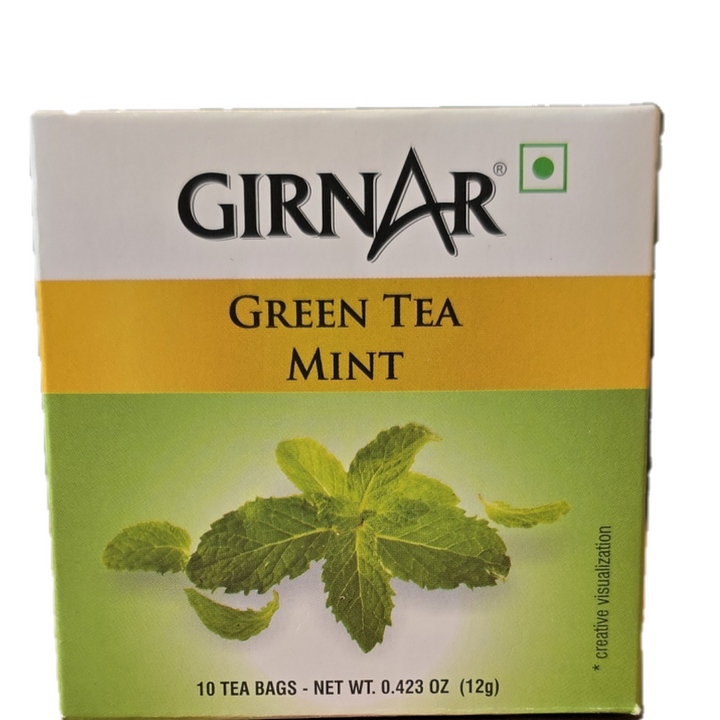 Girnar Green Tea with Mint 10 Teabags