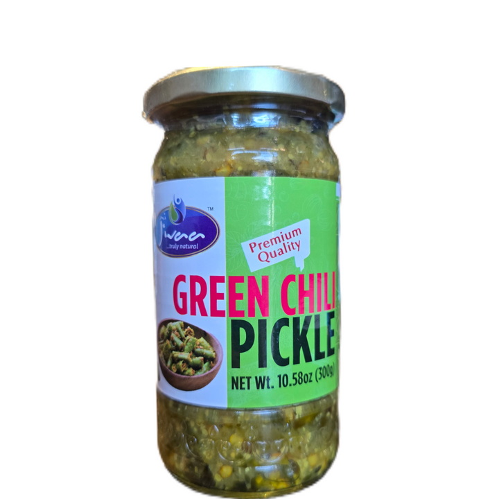 Jivaa Green Chilli Pickle