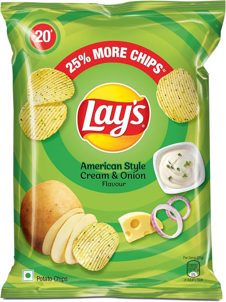 Lays American Style Cream And Onion