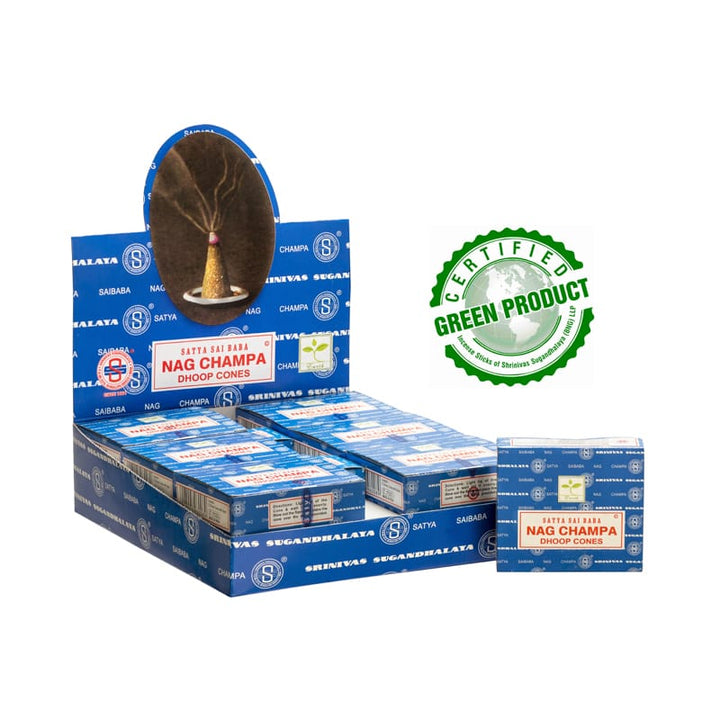 Nag Champa Cone Incense 12pcs