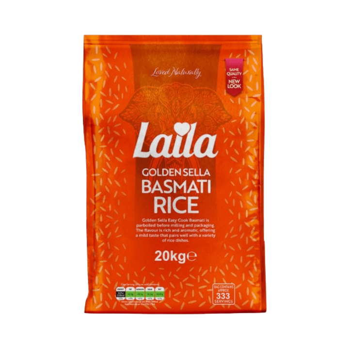 Laila Golden Sella Basmati Rice 20kg