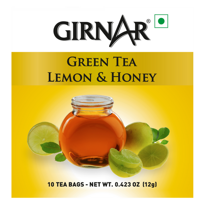 Girnar Green Tea with Lemon and Honey 10 Teabags