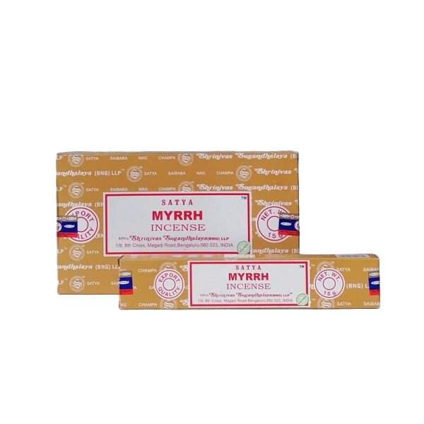 Satya Myrrh Incense Sticks 12pcs