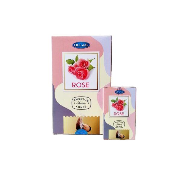 Rose Cone Incense 10pcs