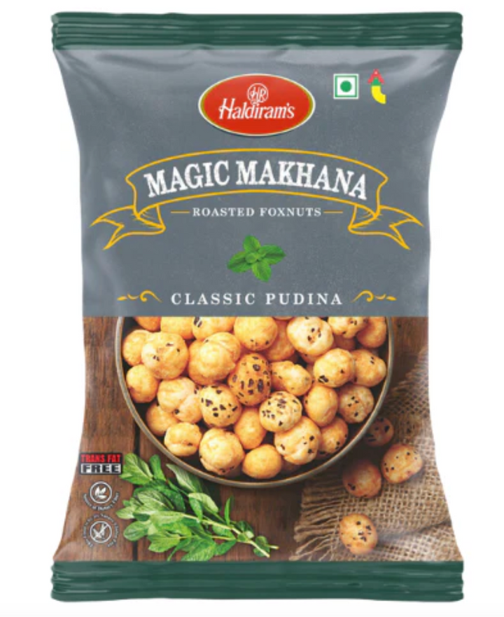 Haldirams Roasted Foxnuts Classic Pudina 30g