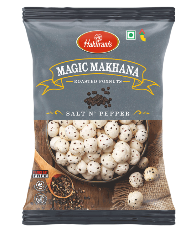 Haldirams Roasted Foxnuts Salt-n-Pepper 30g