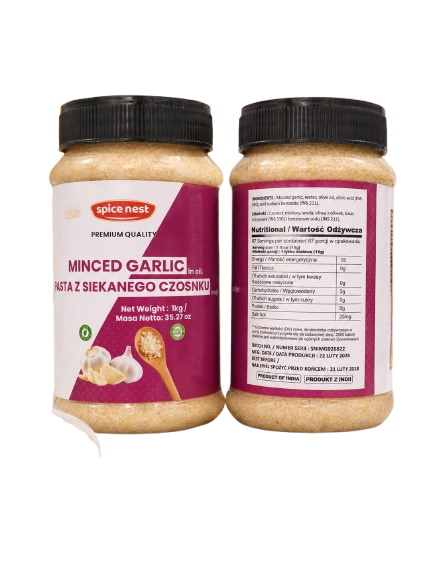 SN Minced Garlic in Oil 1kg