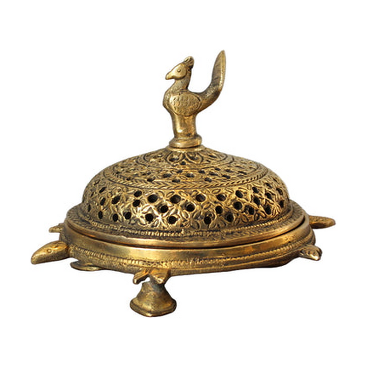 Brass Turtle Incense Censer