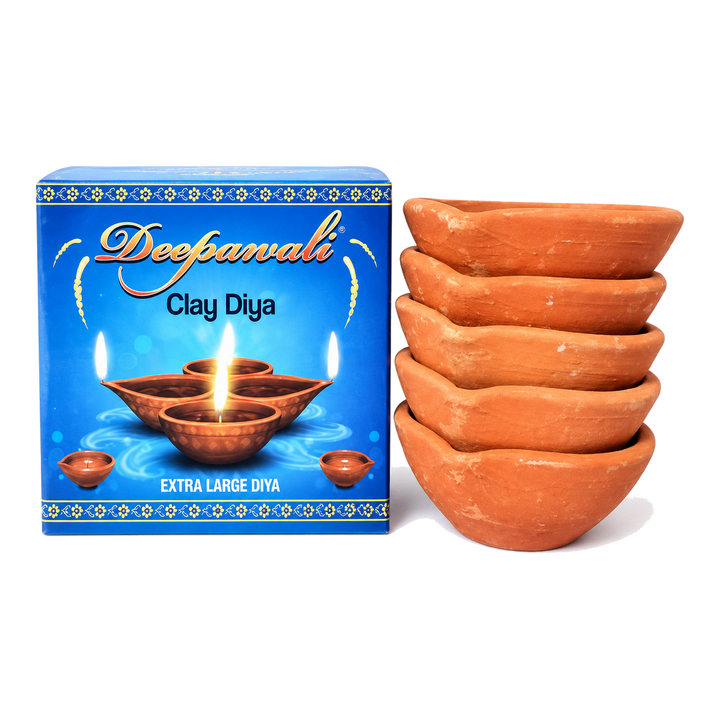 Gliniane diya XL – 5 szt.