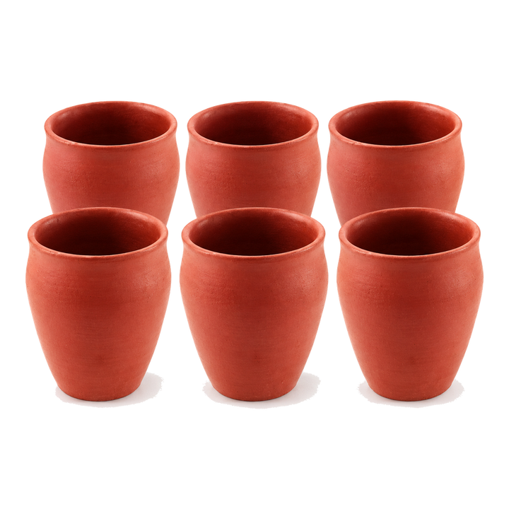 Gliniane kubki Kulhar 175 ml zestaw 6 sztuk CD-394