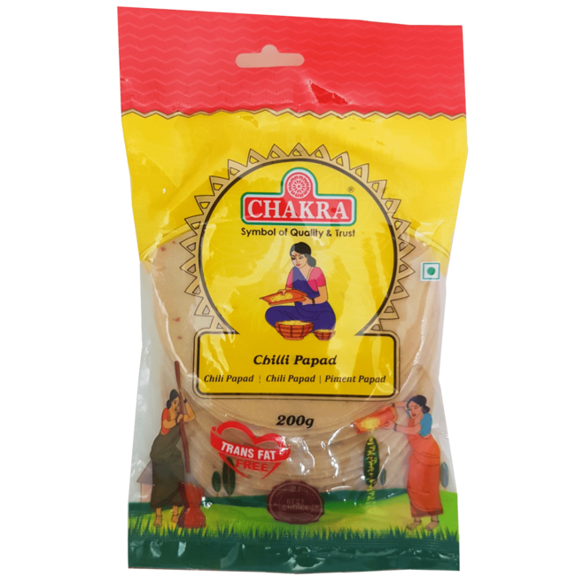 Chakra Chilli Papad