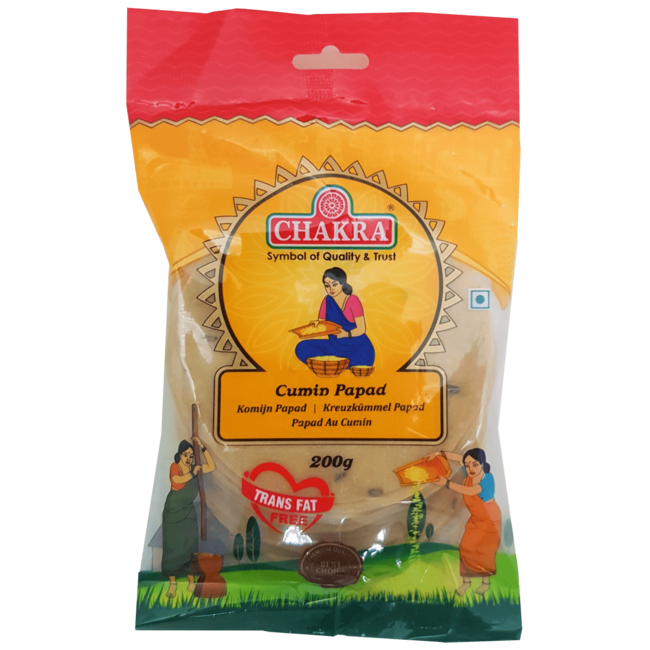 Chakra Cumin Papad