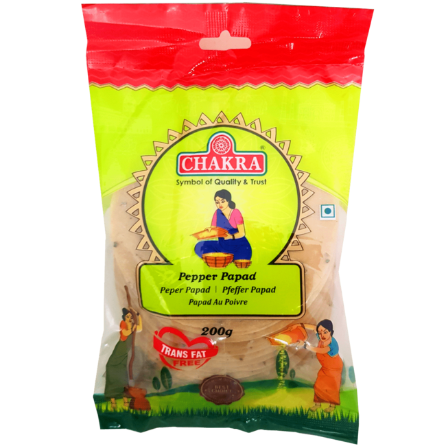 Chakra Pepper Papads