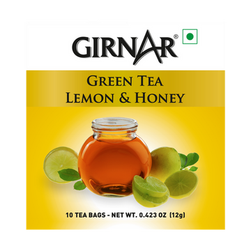 Girnar Green Tea with Lemon and Honey 10 Teabags