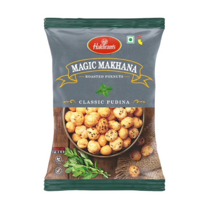 Haldirams Roasted Foxnuts Classic Pudina 30g