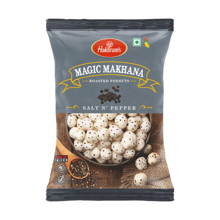 Haldirams Roasted Foxnuts Salt-n-Pepper 30g – image 1