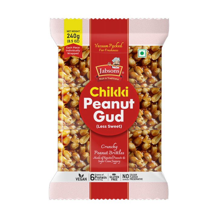 Jabsons Chikki Peanut Gud