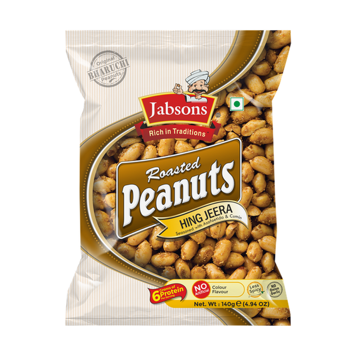Jabsons Roasted Peanuts Hing Jeera