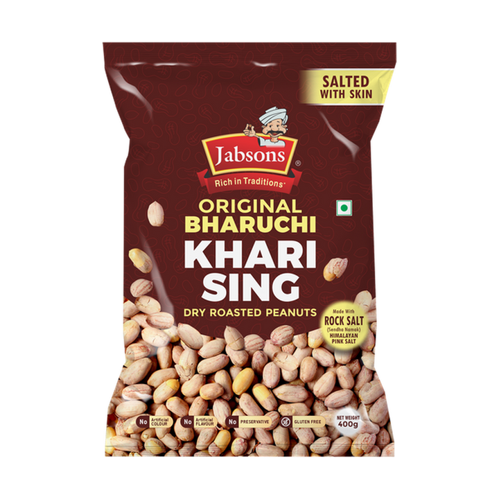 Jabsons Roasted Peanuts Khari Sing with Skin