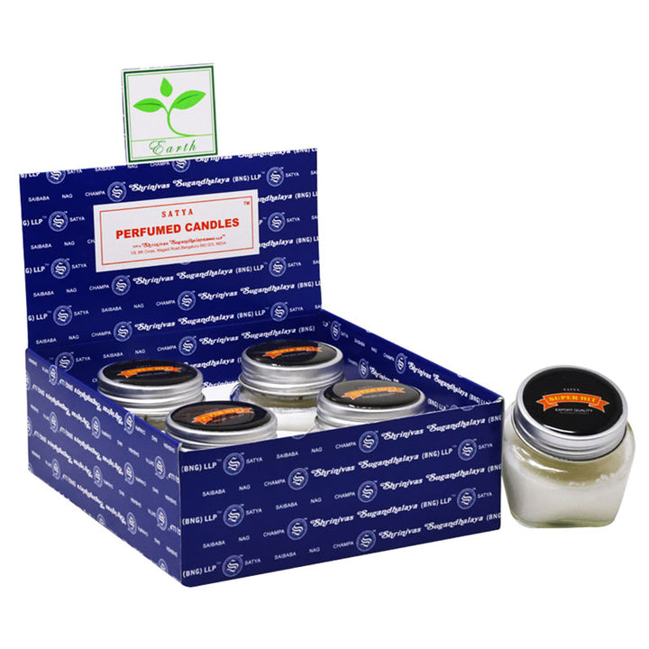 Satya Super Hit Scented Candle In Glass 28g